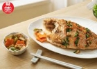 Thơm nức cá diêu hồng nướng mềm thơm ăn kèm rau củ ngâm chua ngọt