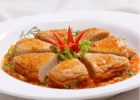 Chả cá sốt vân trứng đẹp mắt, bé vét "sạch cơm"